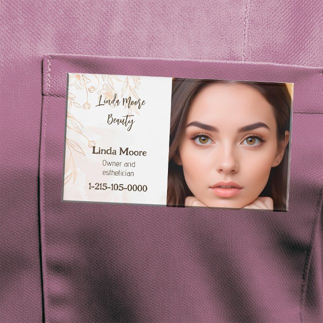 Aesthetician Beauty Salon Name Tag (Esthetician Beauty Salon Name Tags)