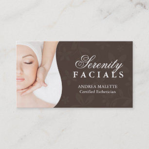 Aesthetician Business Cards