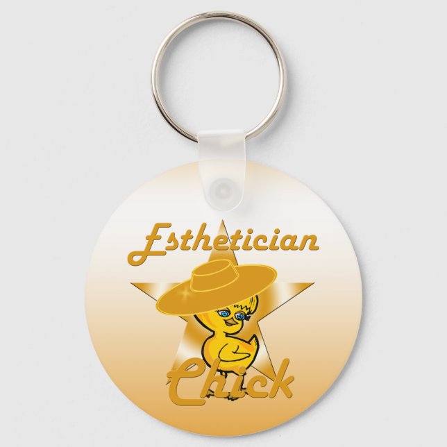 Aesthetician Chick #10 Keychain (Front)