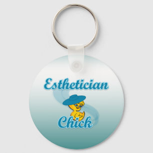 Aesthetician Chick #3 Keychain