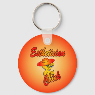 Aesthetician Chick #5 Keychain