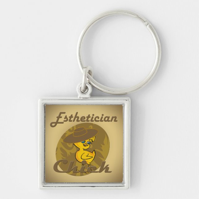 Aesthetician Chick #6 Keychain (Front)