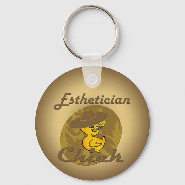 Aesthetician Chick #6 Keychain (Front)