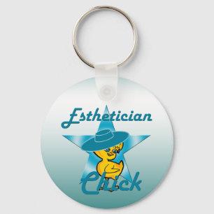 Aesthetician Chick #7 Keychain
