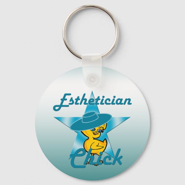 Aesthetician Chick #7 Keychain (Front)