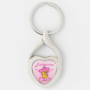 Aesthetician Chick #8 Keychain