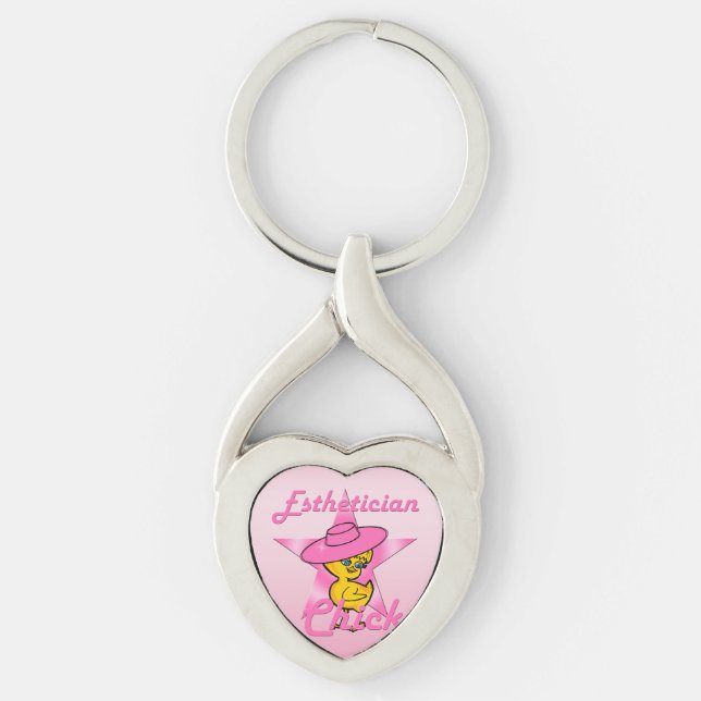 Aesthetician Chick #8 Keychain (Front)