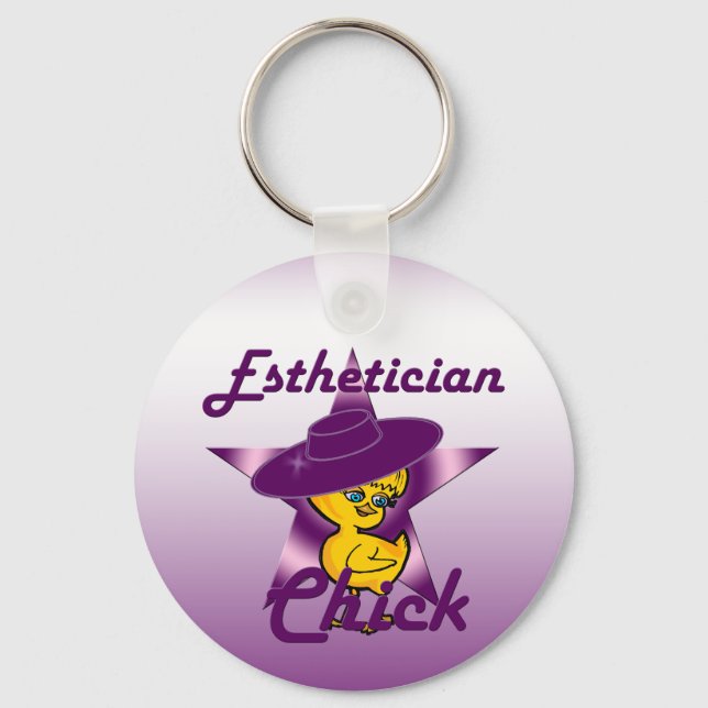 Aesthetician Chick #9 Keychain (Front)