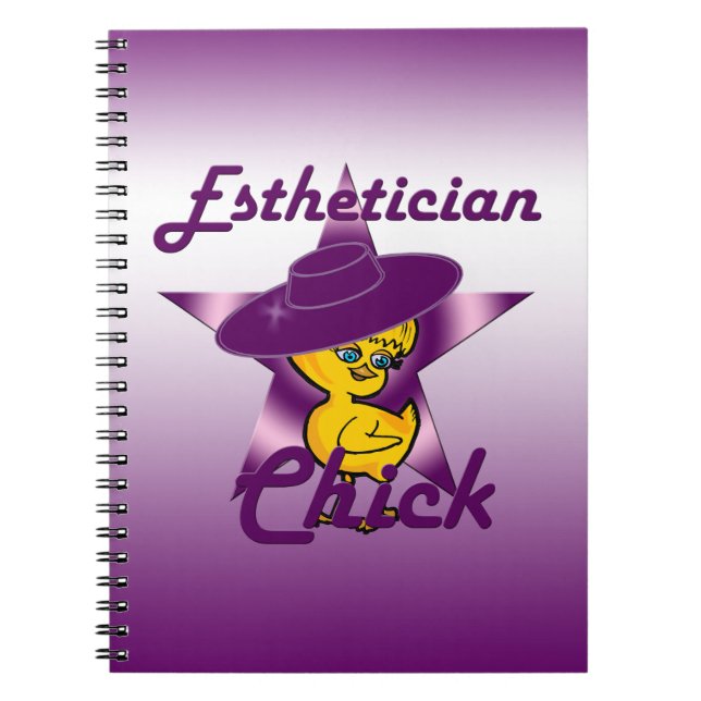 Aesthetician Chick #9 Notebook (Front)