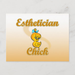 Aesthetician Chick Postcard