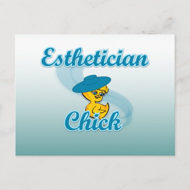 Aesthetician Chick Postcard (Front)