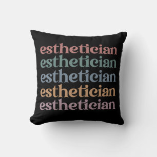 Aesthetician Cosmetologist Beautician makeup artis Throw Pillow