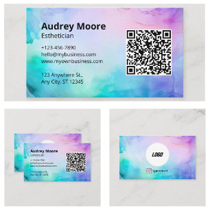 Aesthetician Templates Logo Business Card