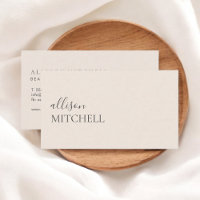 Aesthetician Wellness Spa Script Minimal Ivory