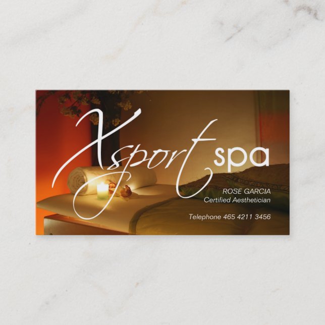 Aesthetics Business Card Template (Front)