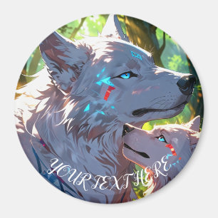 aesthetics wolves magnet
