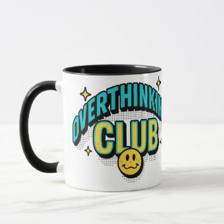 "Aesthétique Retro Pop Art Mug - Audacieuse Typogr