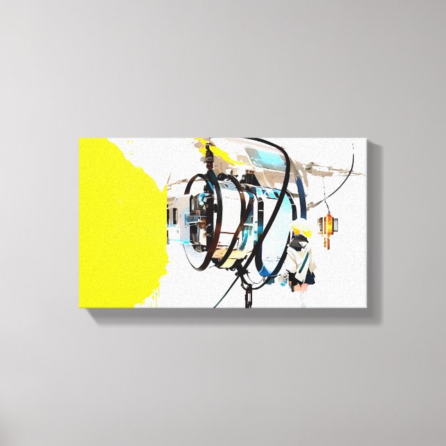 Aether Kiosk Art Canvas Print (Front)