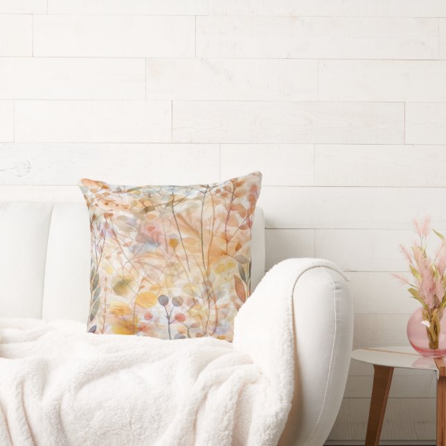 Aethereal Arty Late Summer Throw Pillow (Couch)