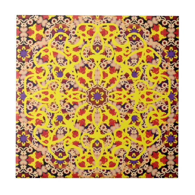 Ætheric Rose Window No. Duneen (Decimal: 72) Tile (Front)