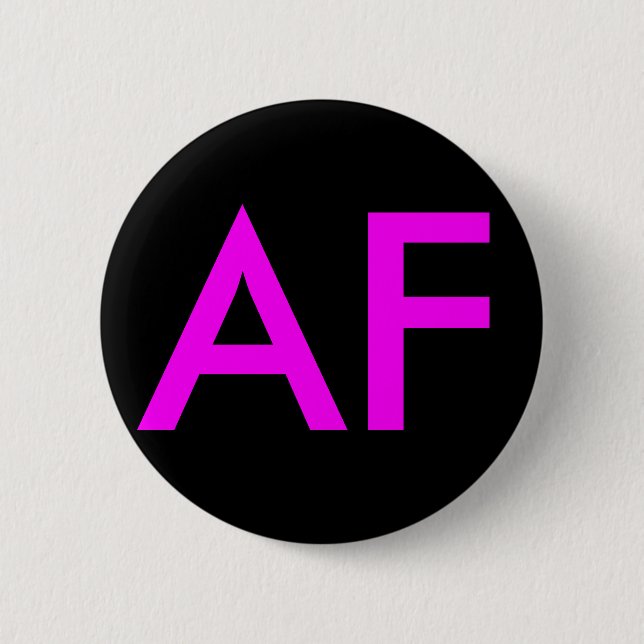 "AF..." Buttons & Pins For Backpacks (Front)