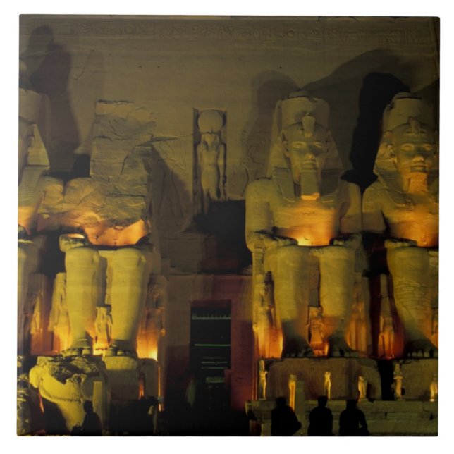 AF, Egypt, Abu Simbel. Colossal Figures of Tile (Front)