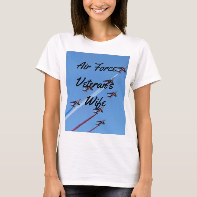 AF Veteran's Wife T-Shirt (Front)
