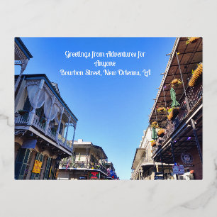 AFA Greetings from Bourbon St. postcard