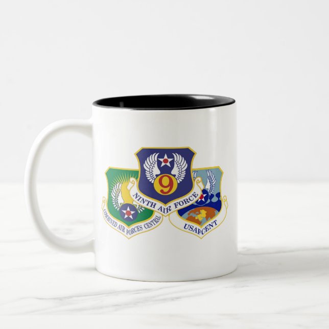 AFCENT A47 Two-Tone Mug, 11 oz Coffee Mug (Left)