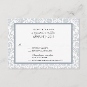 Affaire vintage RSVP de dentelle