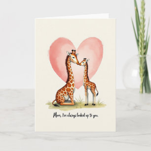 Affectionate Heart Mothers Day Card