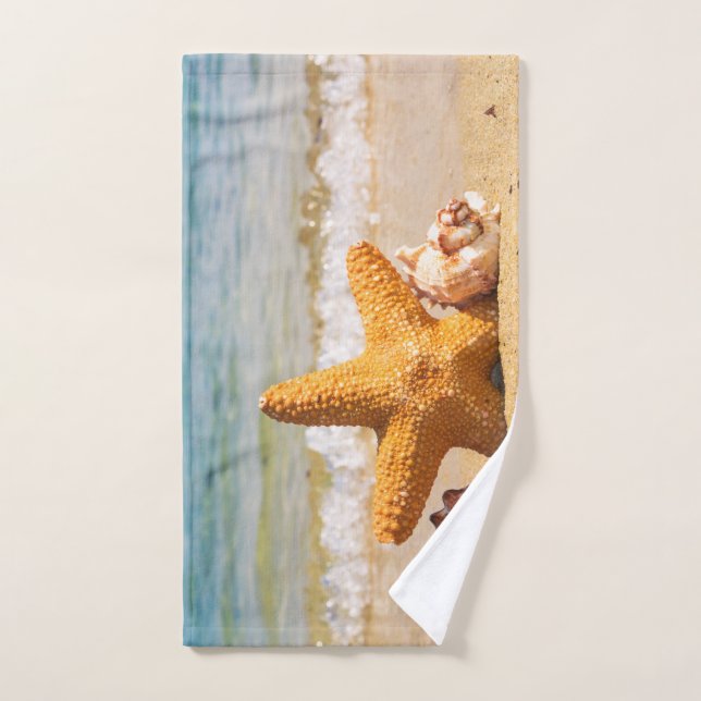 Affectionate Starfish Hand Towel (Hand Towel)