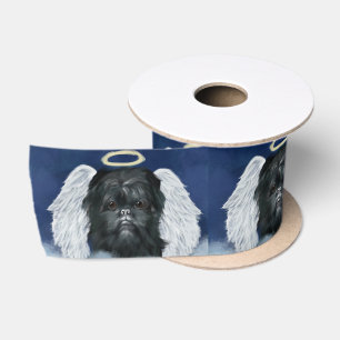 Affenpinscher Angel Satin Ribbon