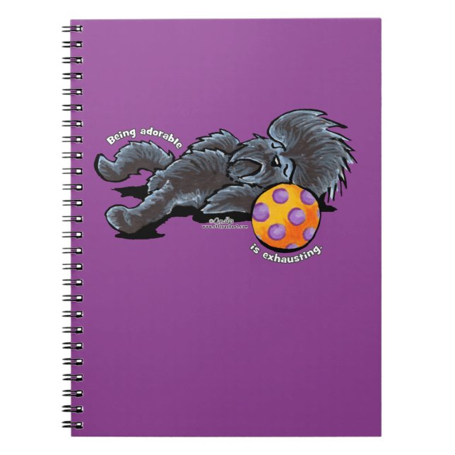 Affenpinscher Being Adorable Notebook (Front)