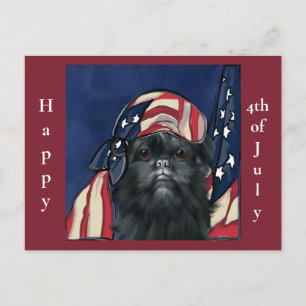 Affenpinscher Canvas Print Postcard