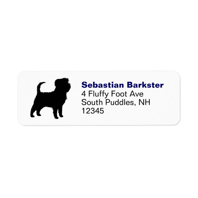 Affenpinscher Chien race Silhouette Adresse de ret (Devant)