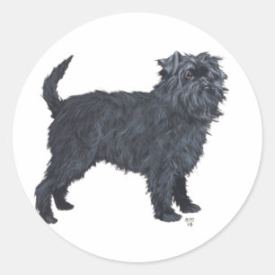 Affenpinscher Classic Round Sticker