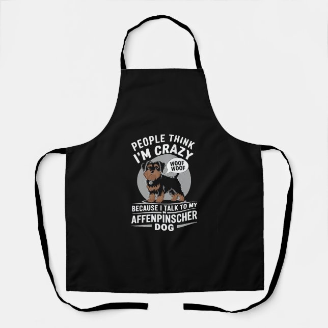 Affenpinscher Dog  Apron (Front)