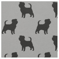 Affenpinscher Dog Breed Silhouettes Patterned