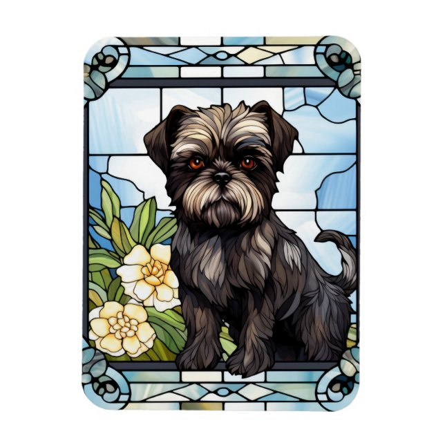 Affenpinscher Dog Magnet (Vertical)