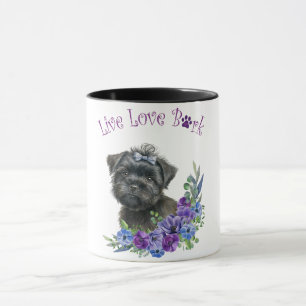 Affenpinscher Dog Mom Floral Mug