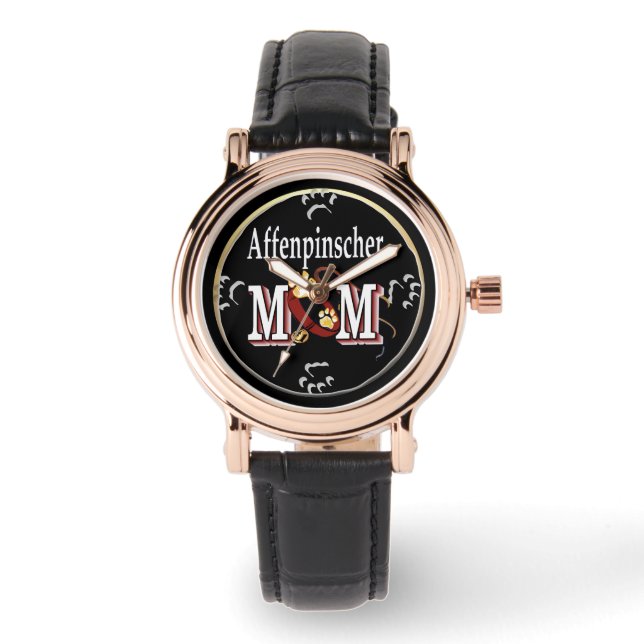 Affenpinscher Dog Mom Watch (Front)