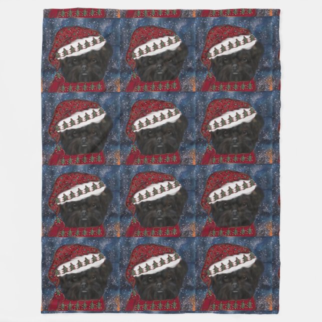 Affenpinscher  fleece blanket (Front)