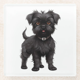 Affenpinscher Glass Coaster