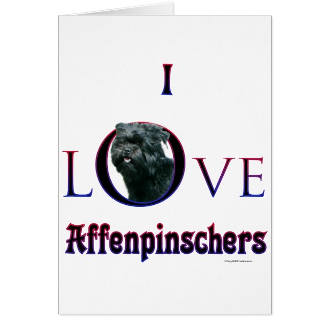 Affenpinscher I Love (Front)
