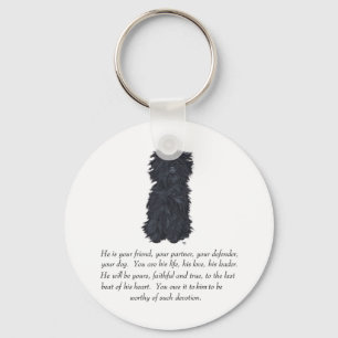 Affenpinscher Keepsake Keychain