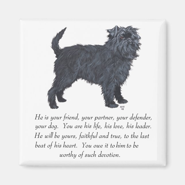 Affenpinscher Keepsake Magnet (Front)