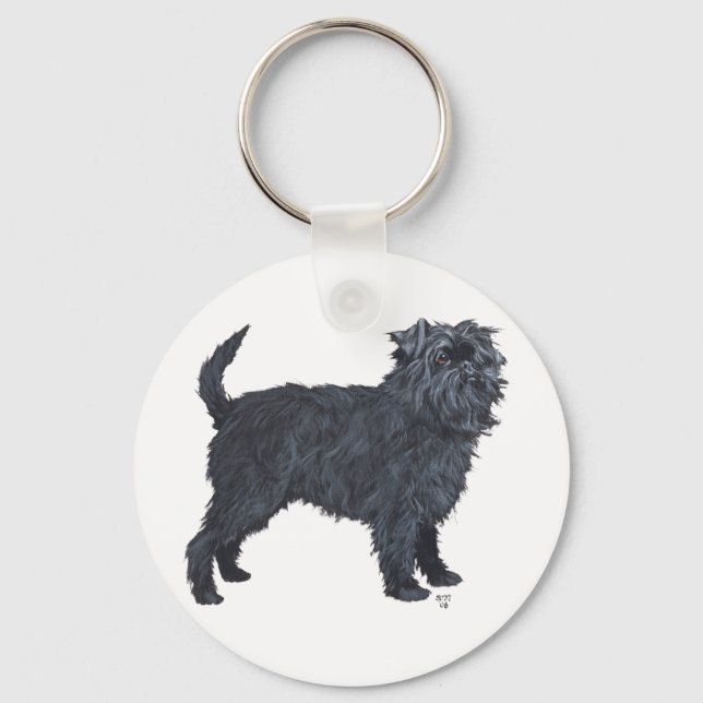 Affenpinscher Keychain (Front)