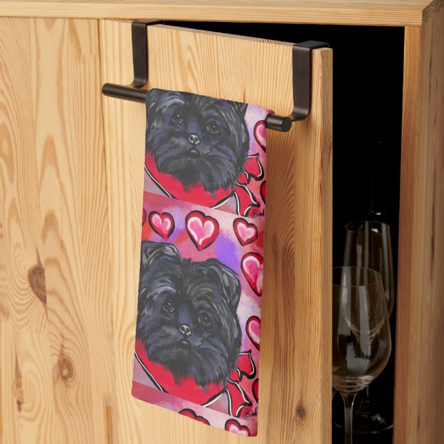 AFFENPINSCHER          KITCHEN TOWEL (Thirds Fold)