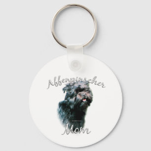 Affenpinscher Mom 2 Keychain